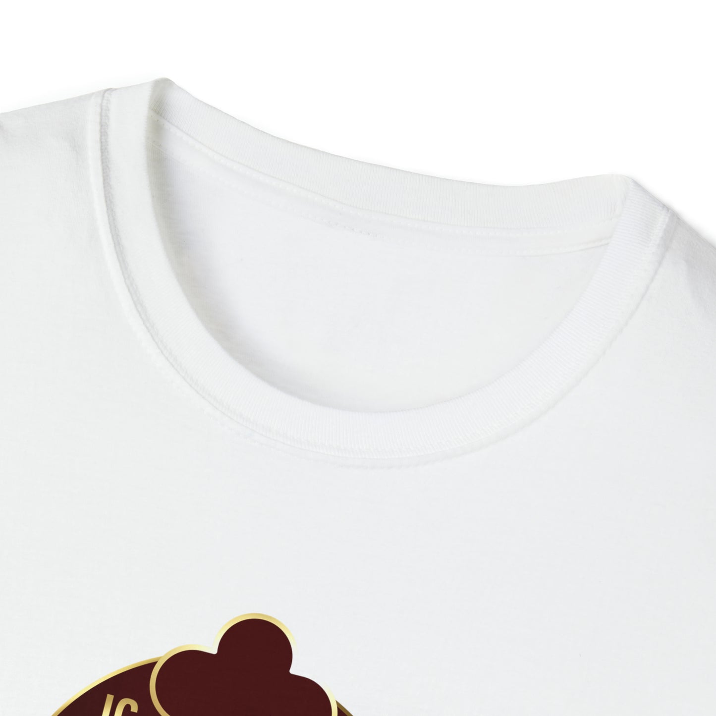 Greek Orthodox Cross Gold Maroon Softstyle T-Shirt