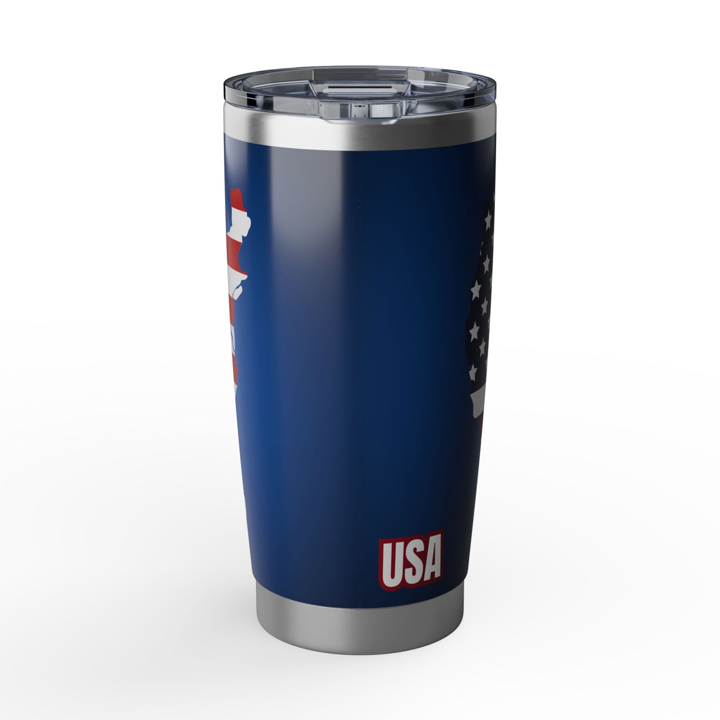 USA Flag Map 20oz Stainless Steel Tumbler