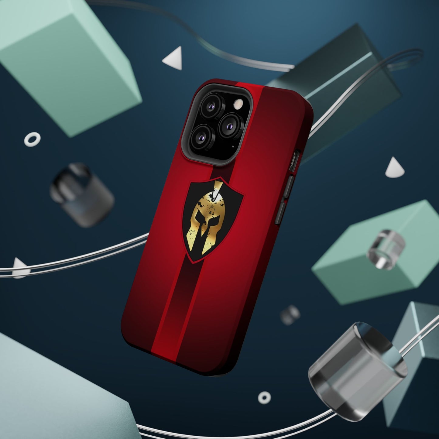 Spartan Helmet Magnetic Impact-Resistant Phone Case