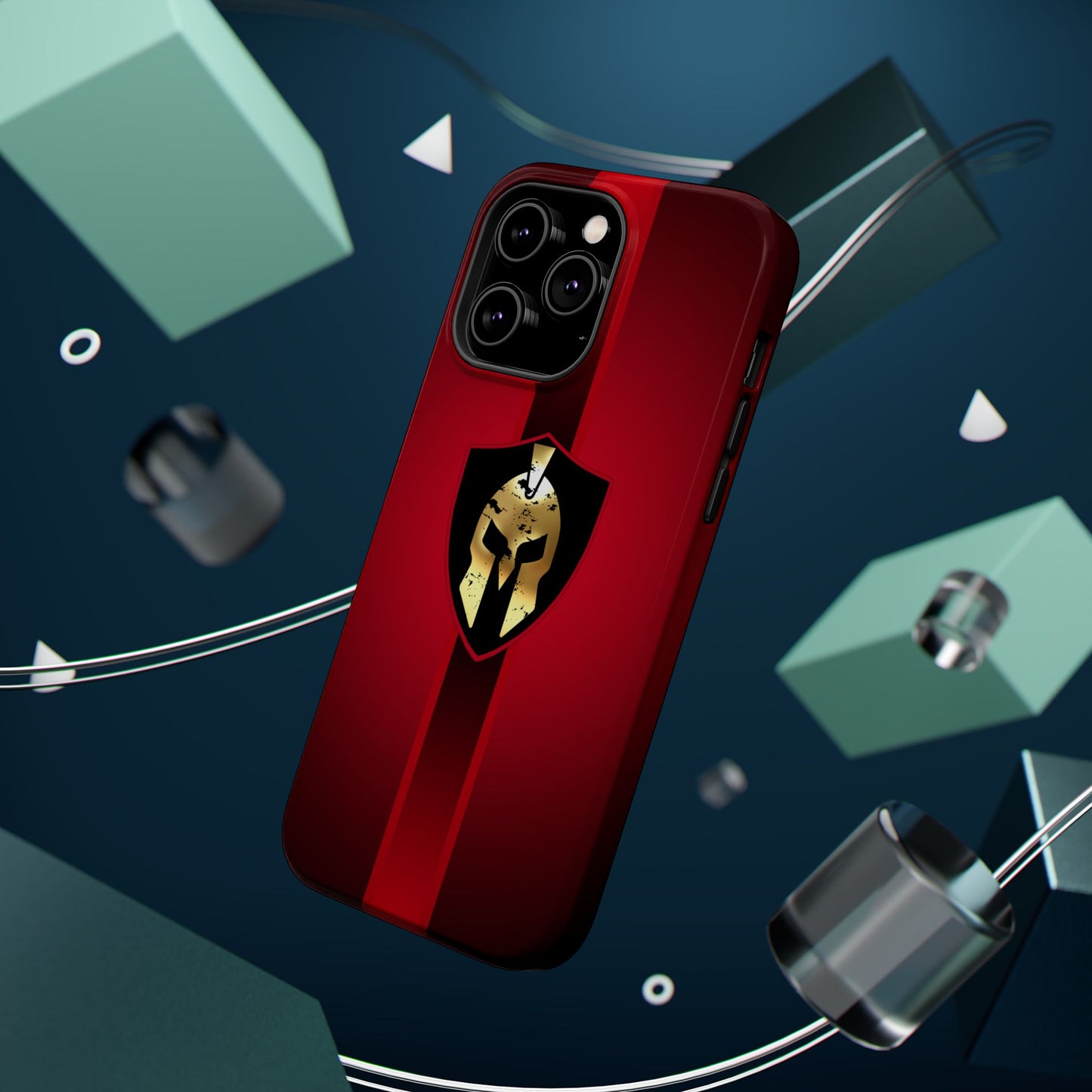 Spartan Helmet Magnetic Impact-Resistant Phone Case