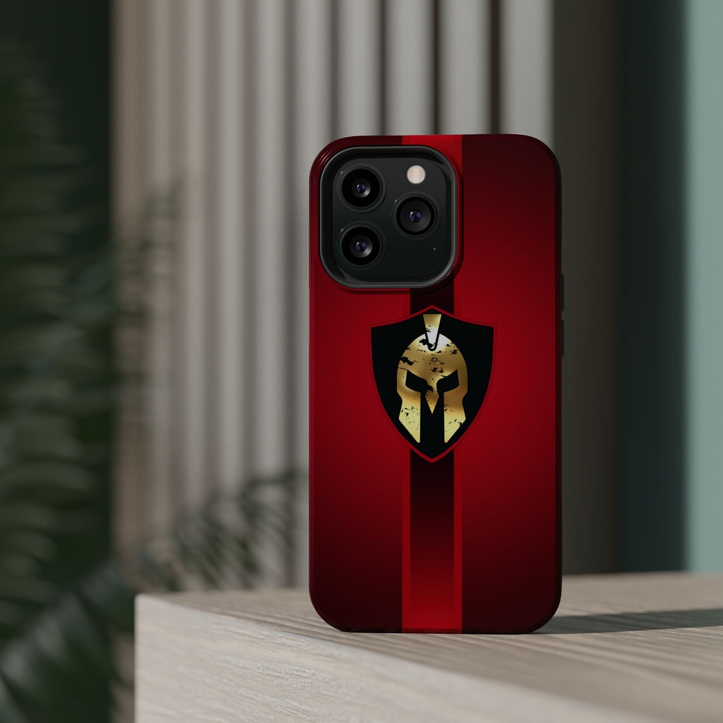 Spartan Helmet Magnetic Impact-Resistant Phone Case