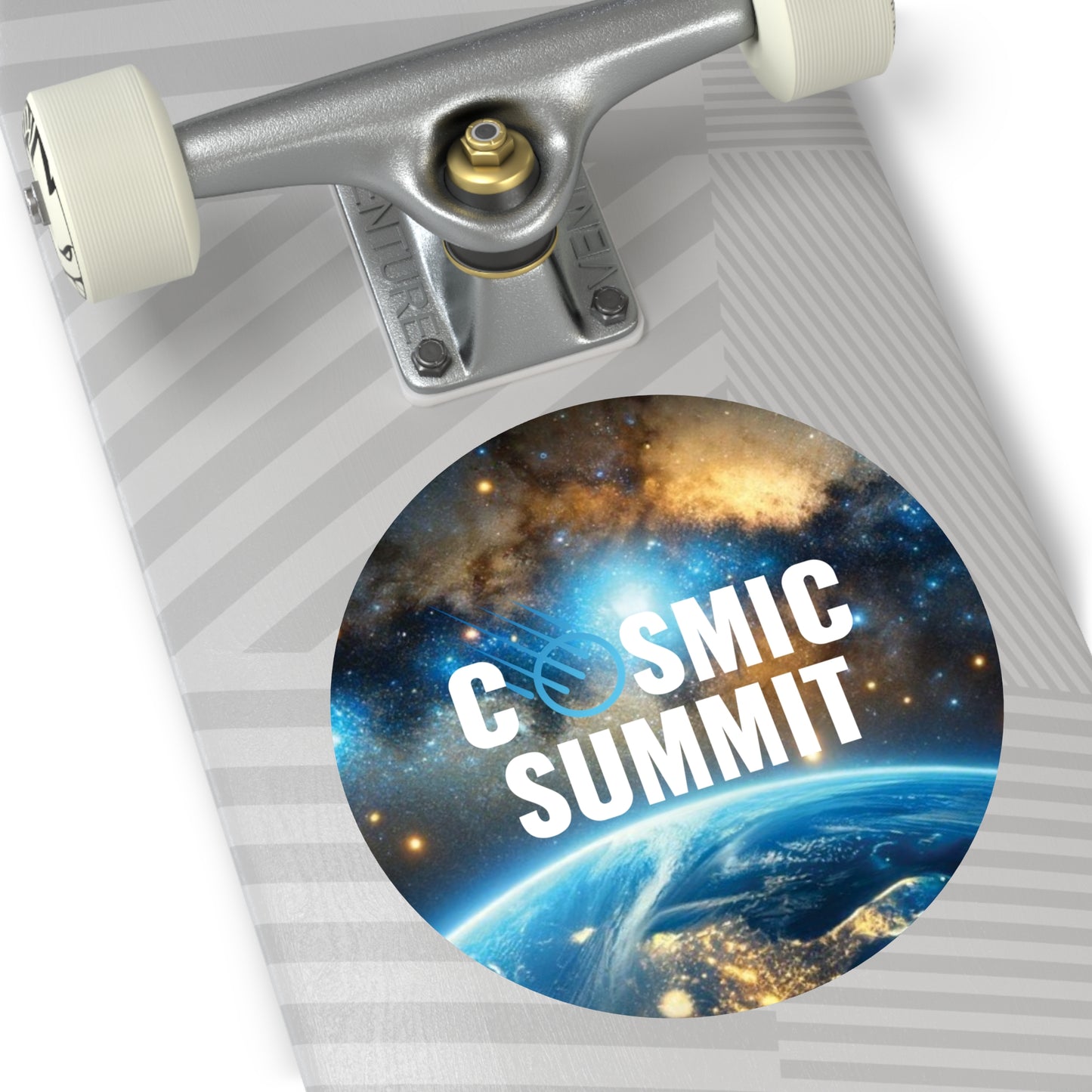 Cosmic Summit Round Vinyl Stickers