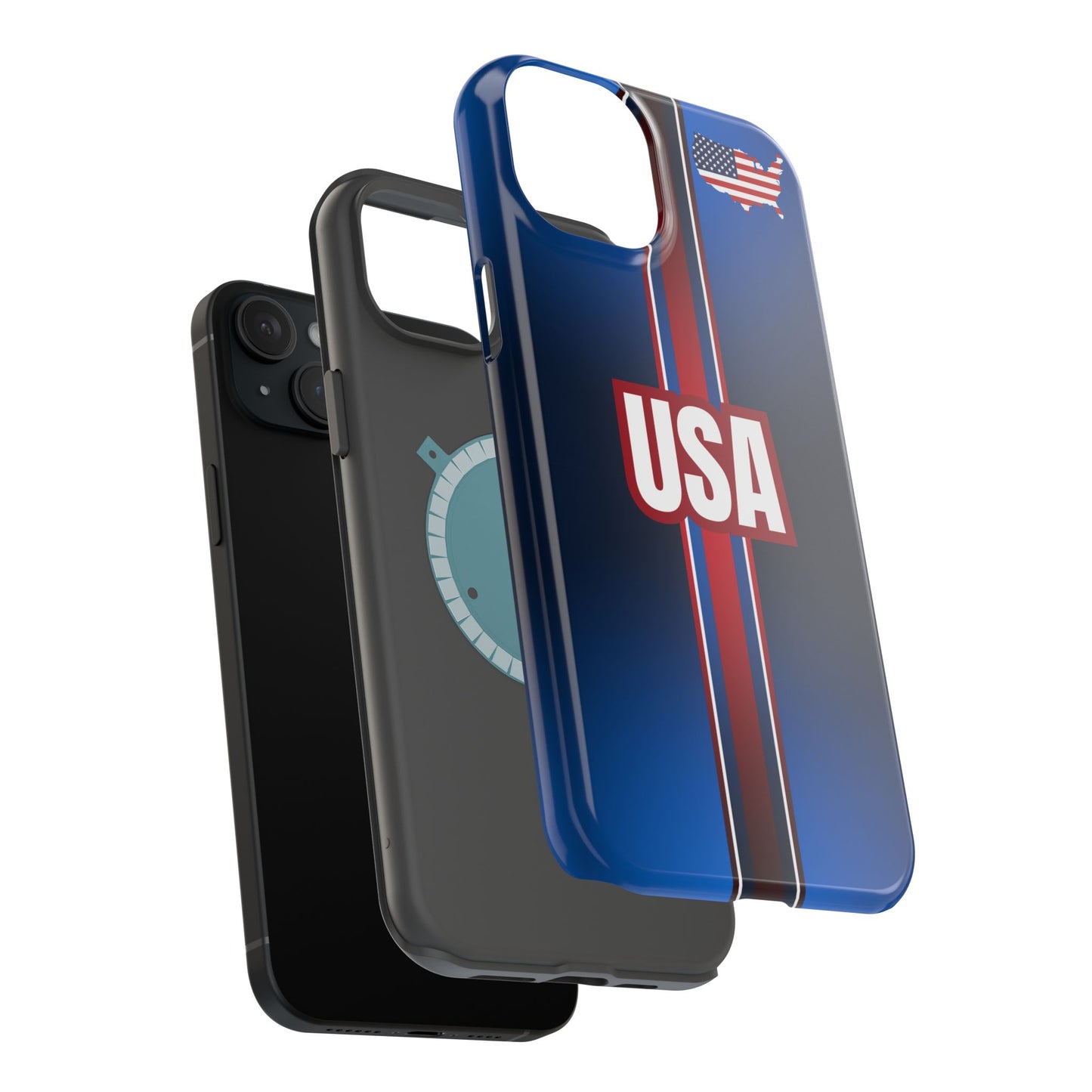 USA Magnetic Impact-Resistant Phone Case