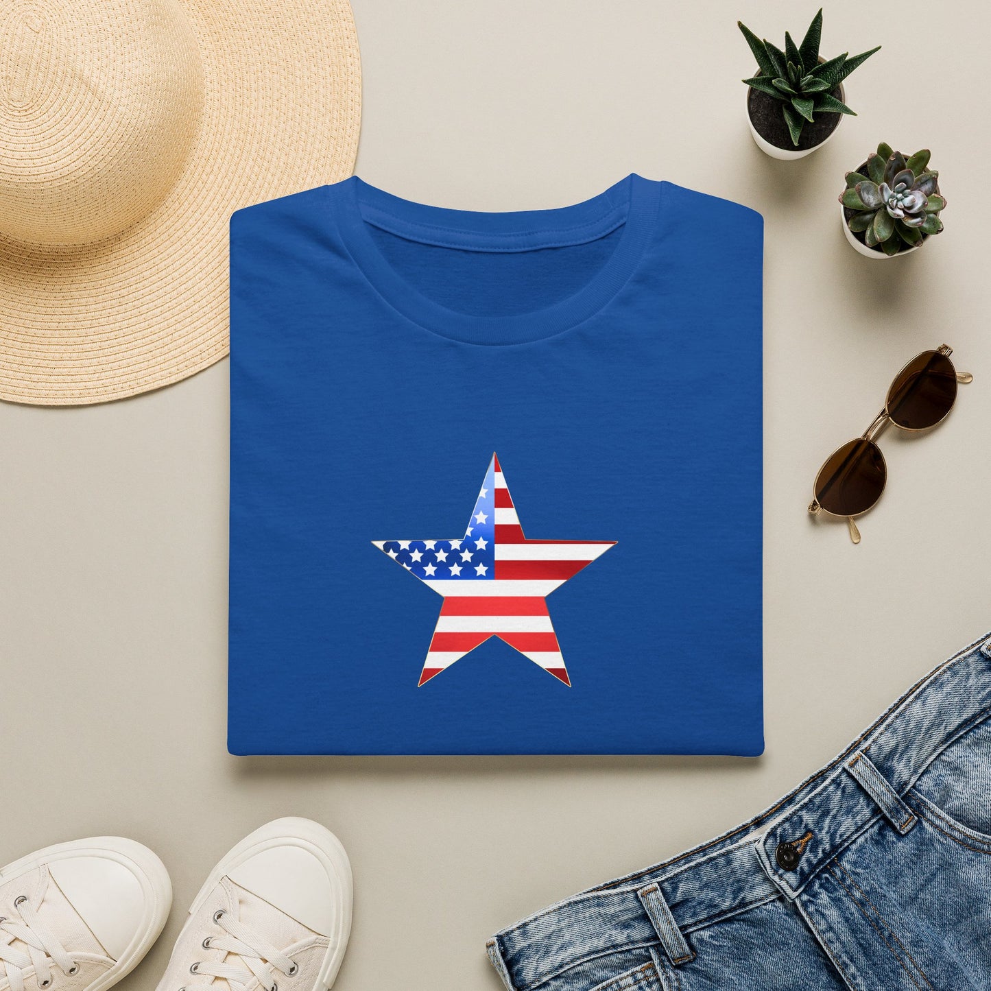American Flag Star T-Shirt