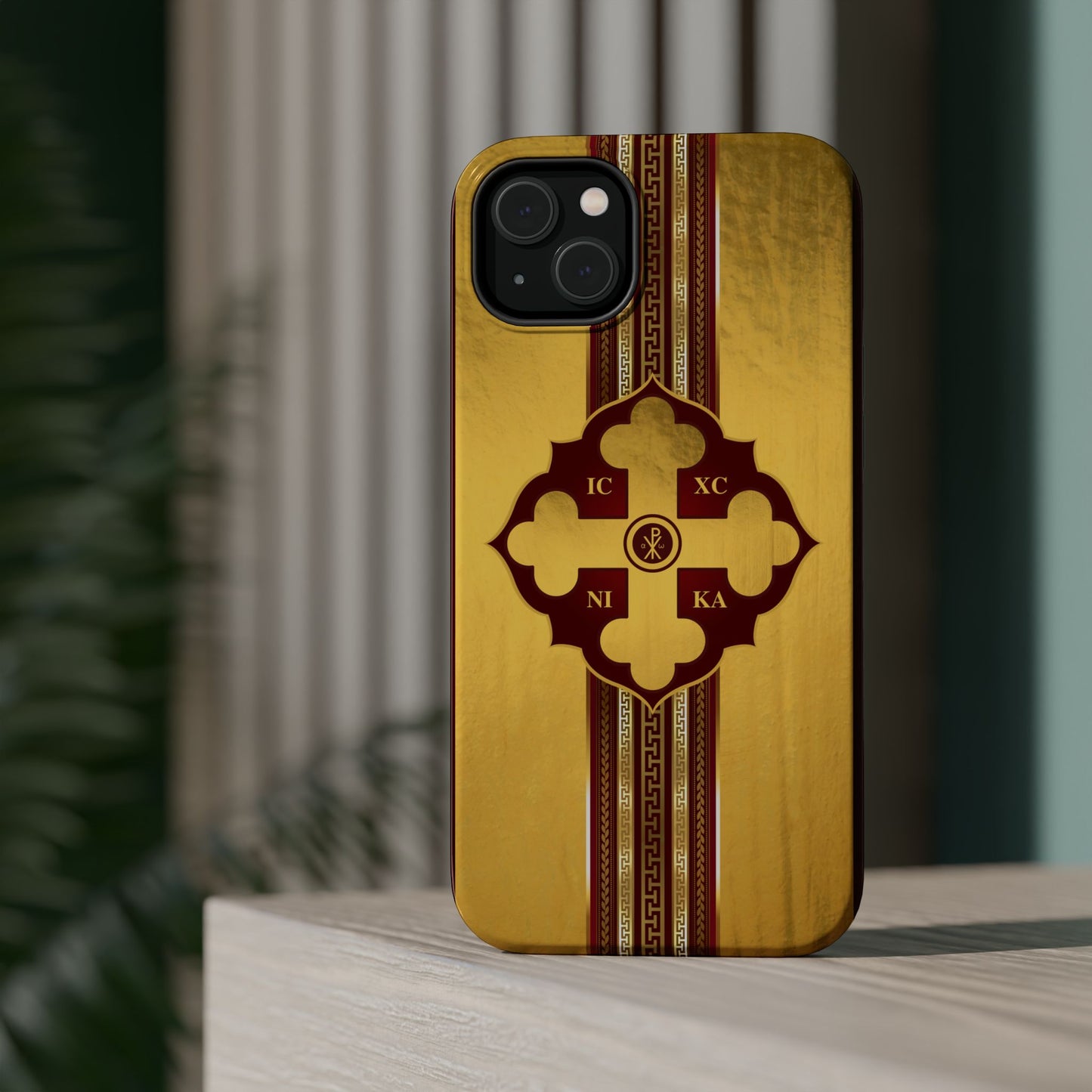 Greek Orthodox Cross Magnetic Impact-Resistant Phone Case