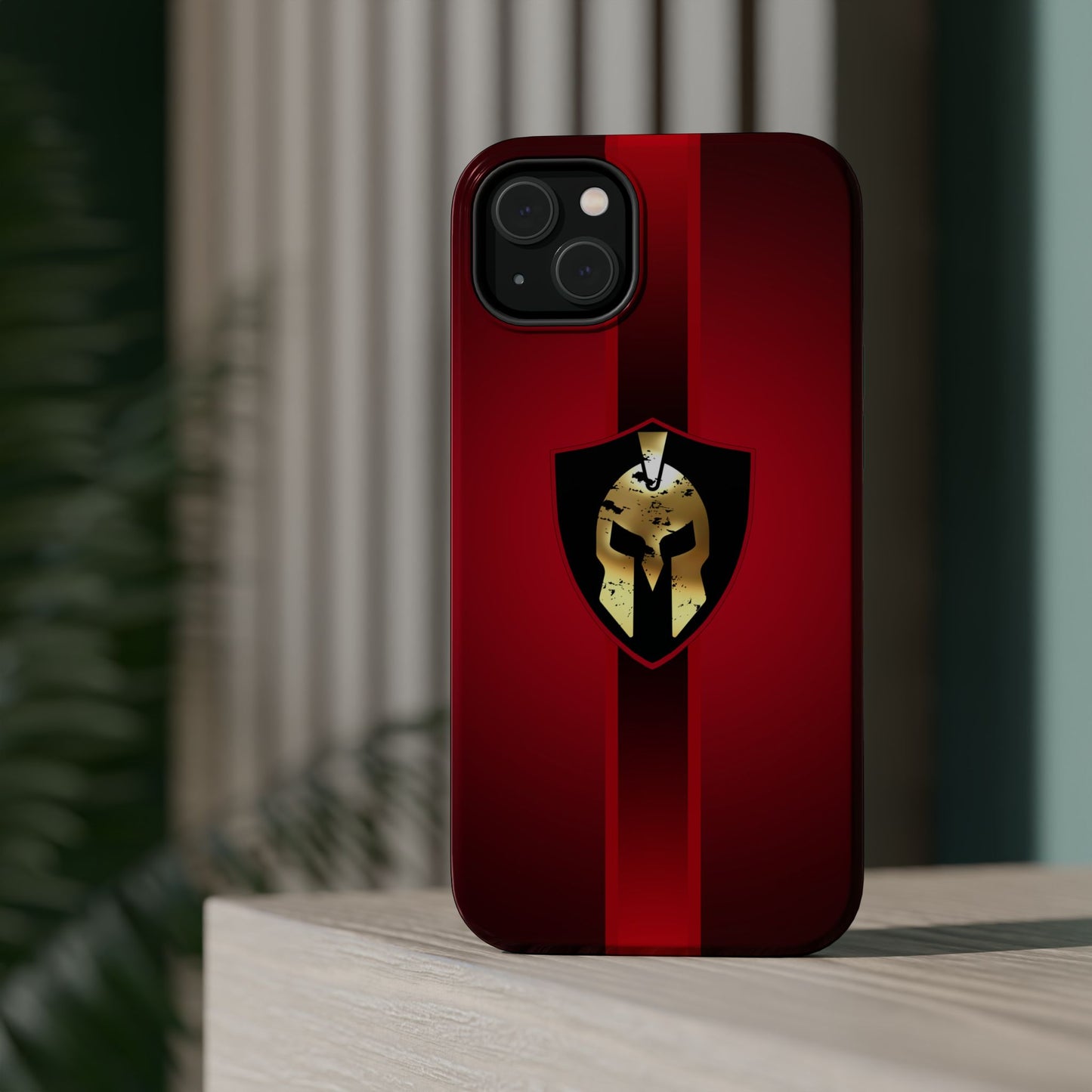 Spartan Helmet Magnetic Impact-Resistant Phone Case