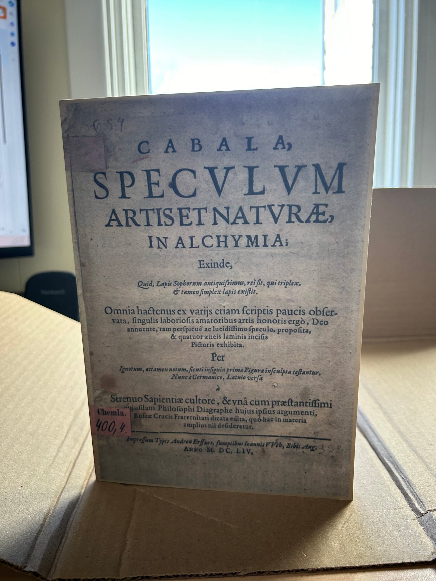 Cabala Speculum Book