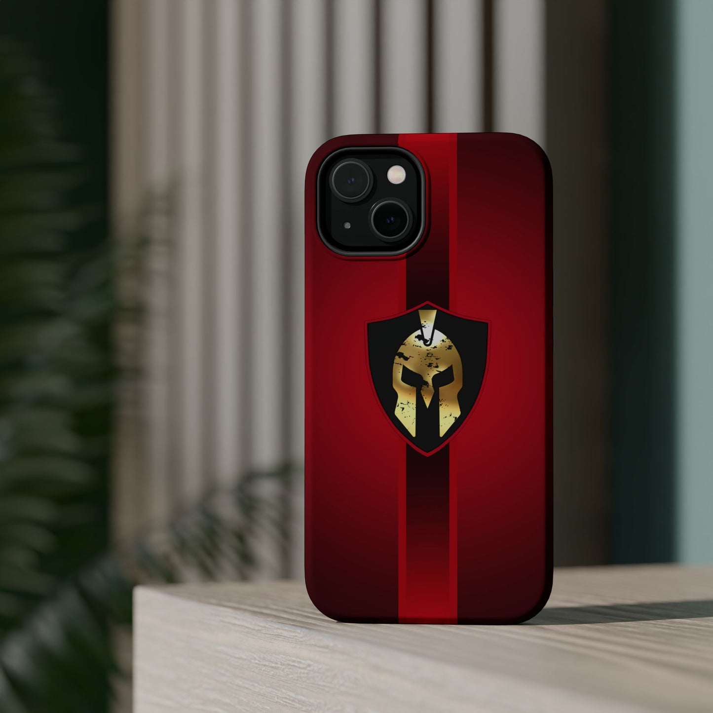 Spartan Helmet Magnetic Impact-Resistant Phone Case