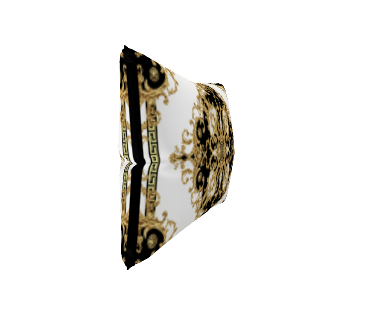 Black Cream Gold Baroque Premium Pillows