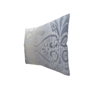 Silver Black Gray Ornate Greek Key Premium Pillow