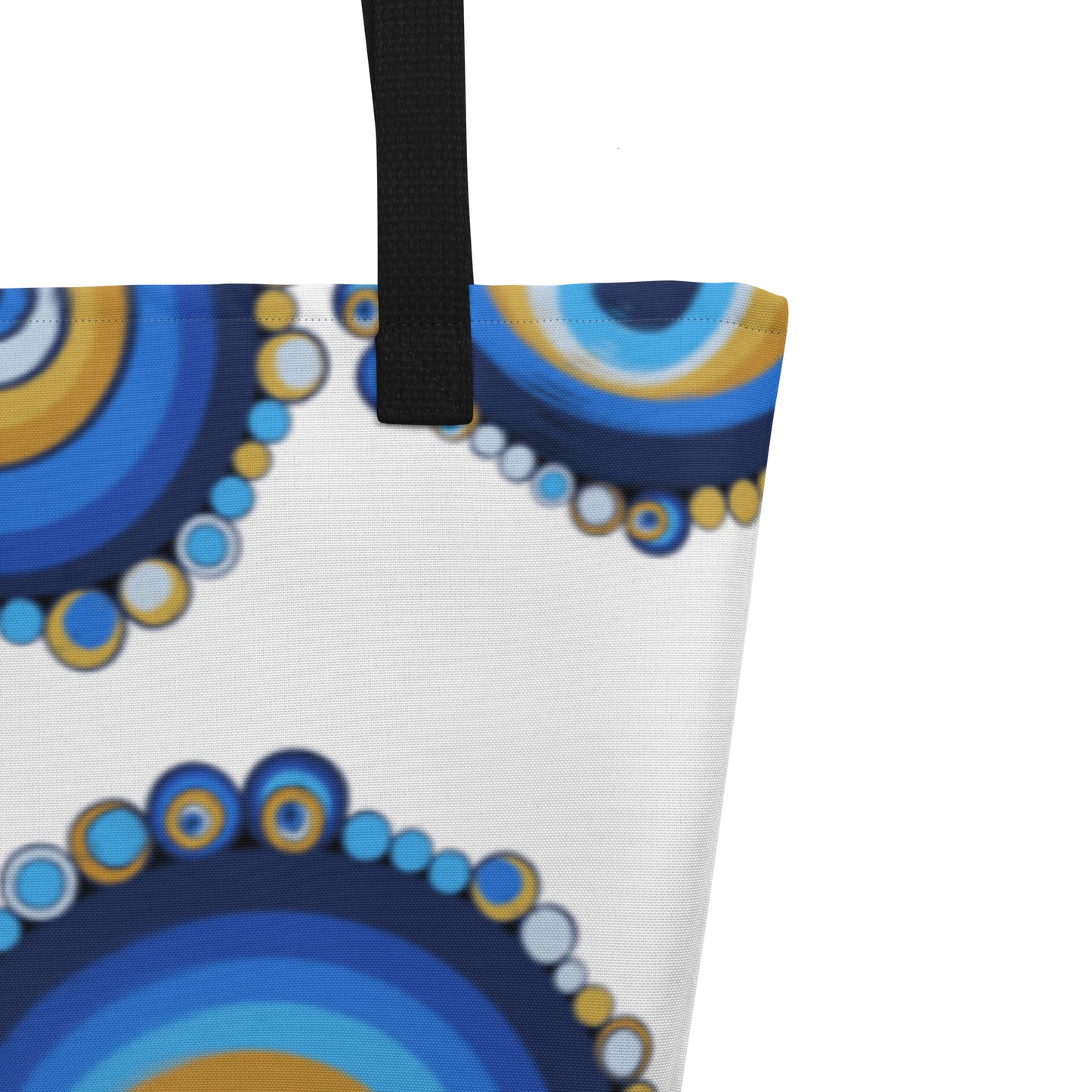 Mati Evil Eye Large Tote Bag with Pocket