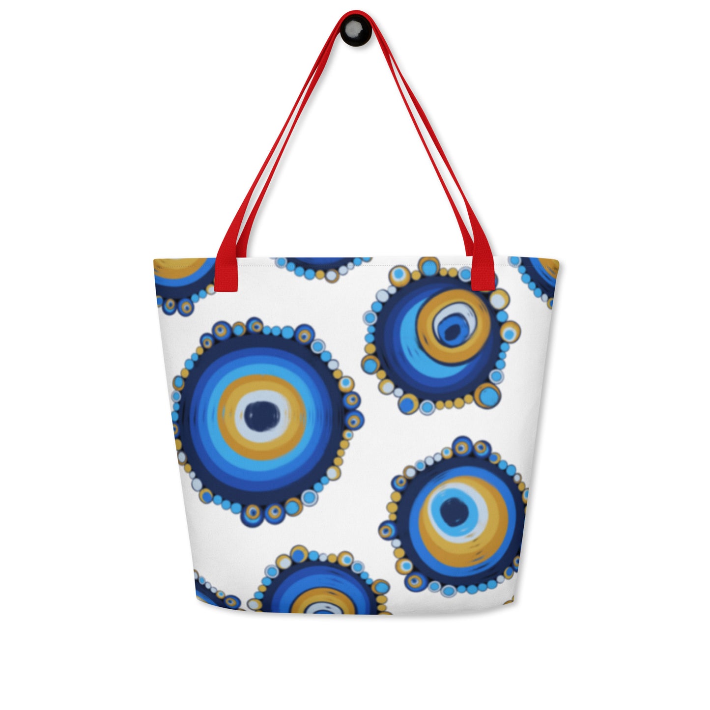 Mati Evil Eye Large Tote Bag with Pocket