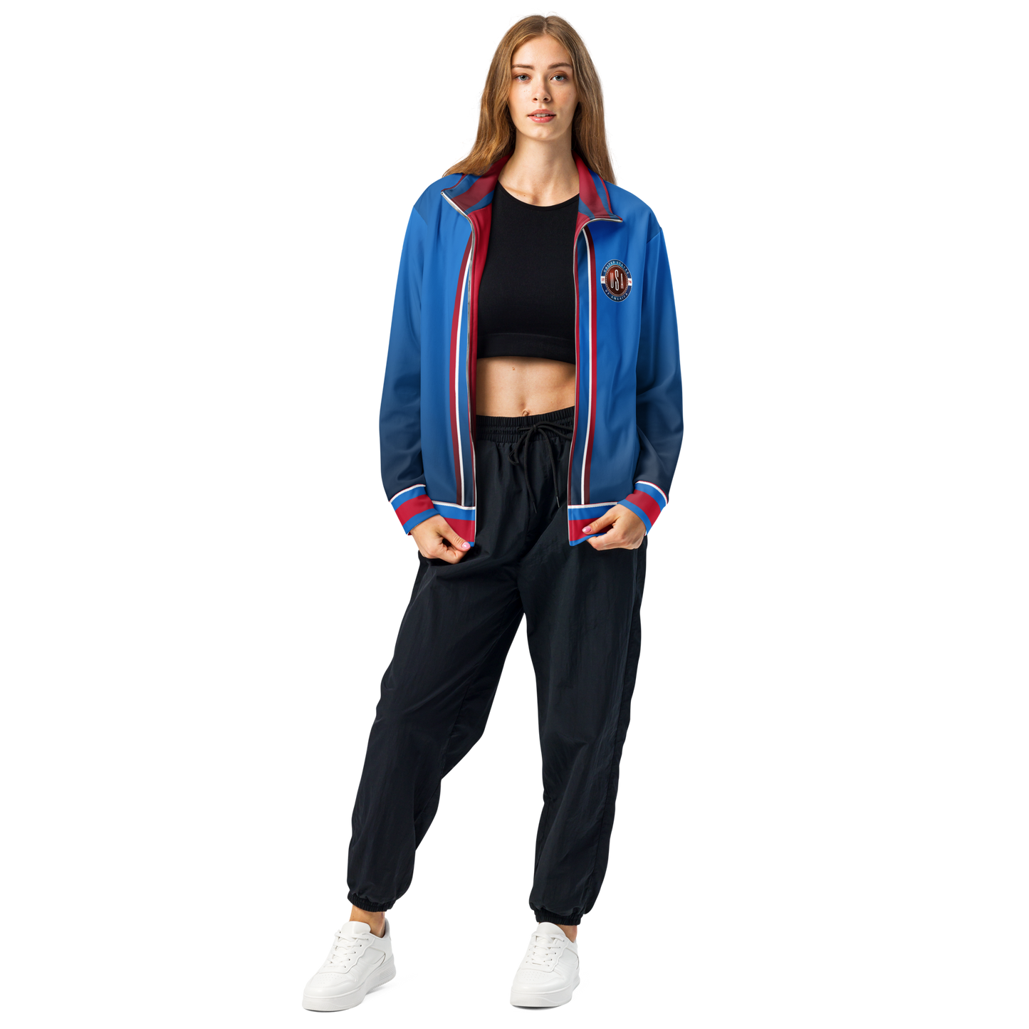 USA Blue Unisex Track Jacket