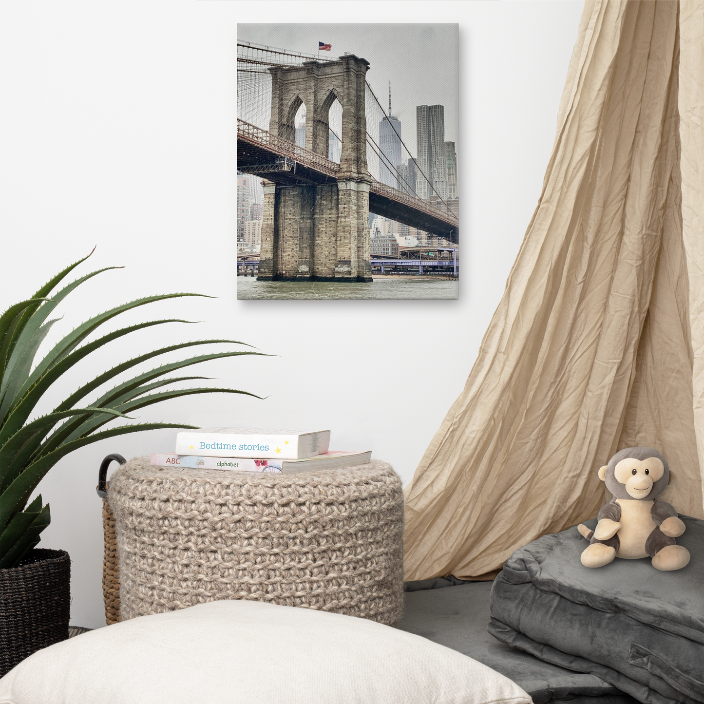 Brooklyn Bridge Photograph on Canvas