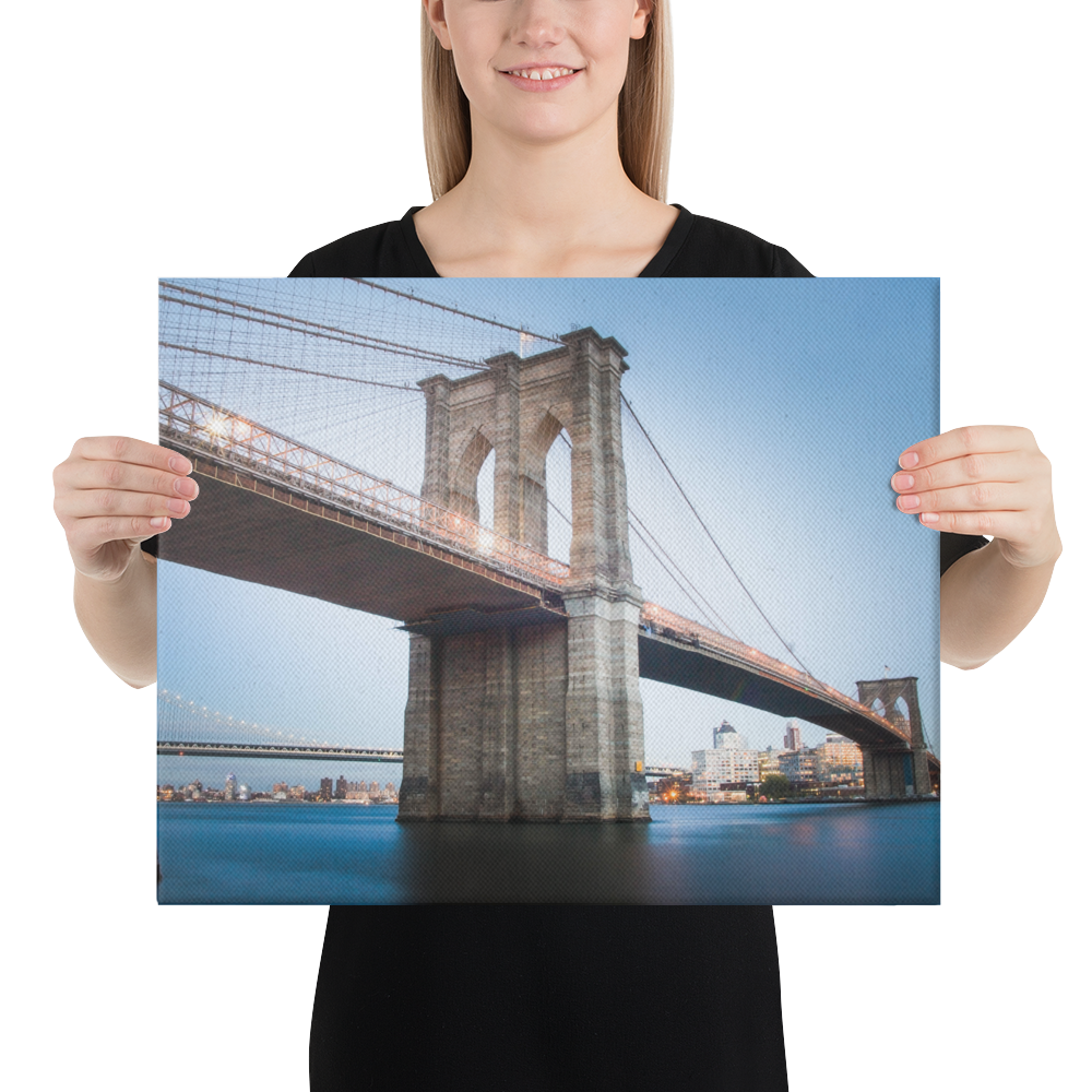 Brooklyn Bridge Horizontal Photo on Canvas