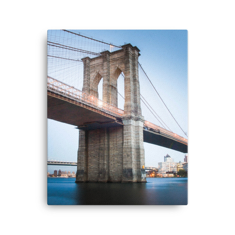 Brooklyn Bridge vertical Photo on Canvas