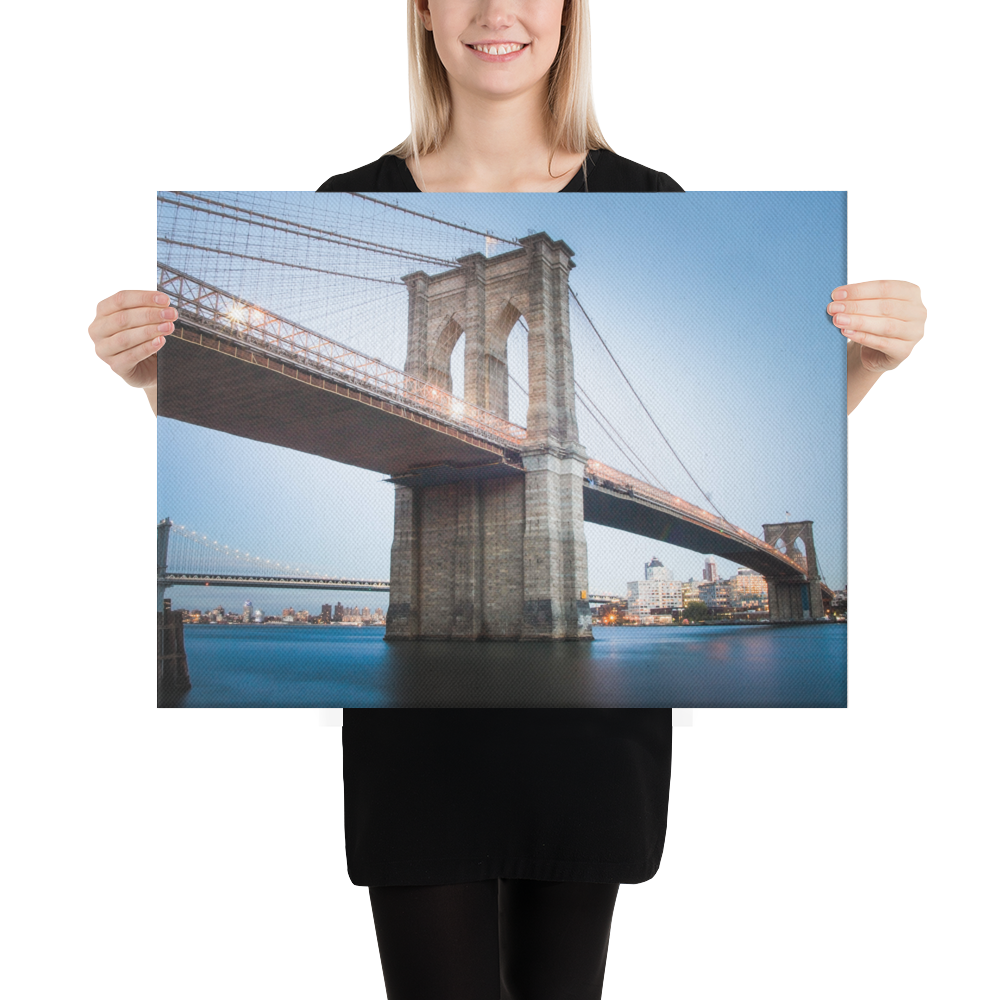 Brooklyn Bridge Horizontal Photo on Canvas