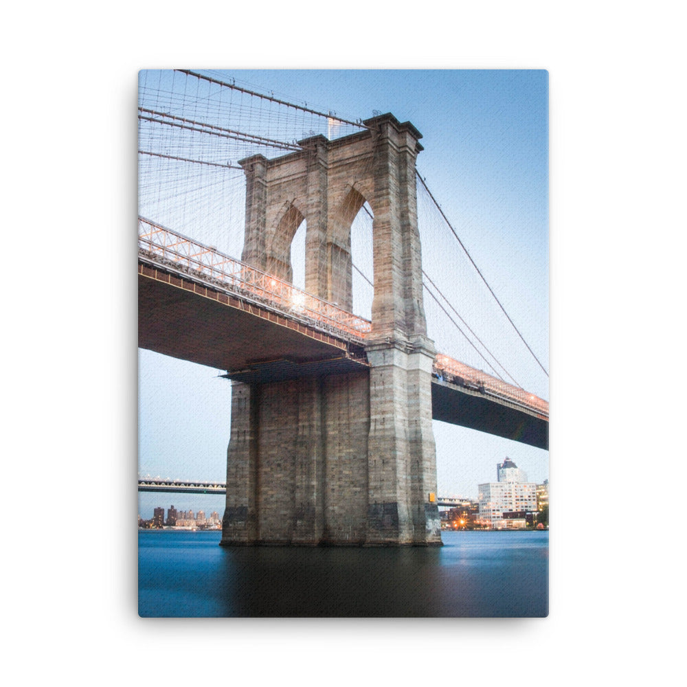 Brooklyn Bridge vertical Photo on Canvas