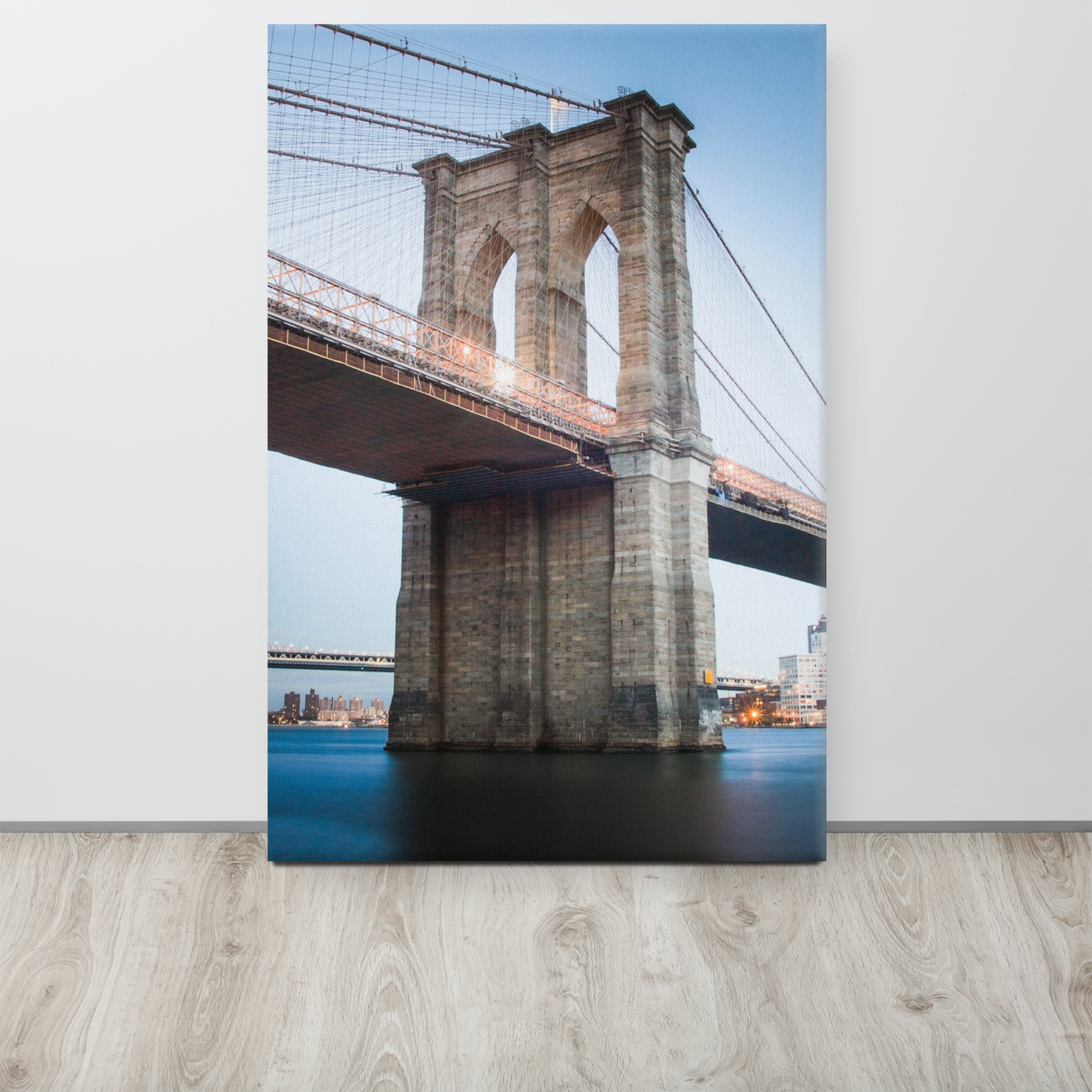 Brooklyn Bridge vertical Photo on Canvas