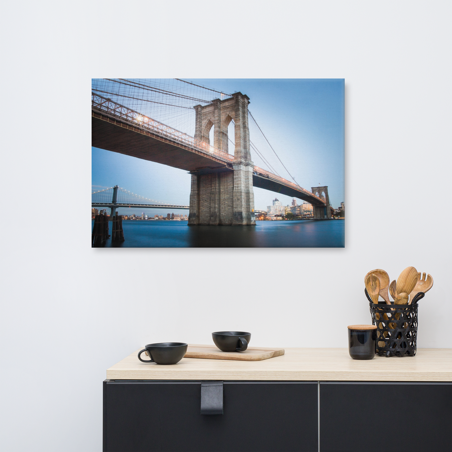 Brooklyn Bridge Horizontal Photo on Canvas