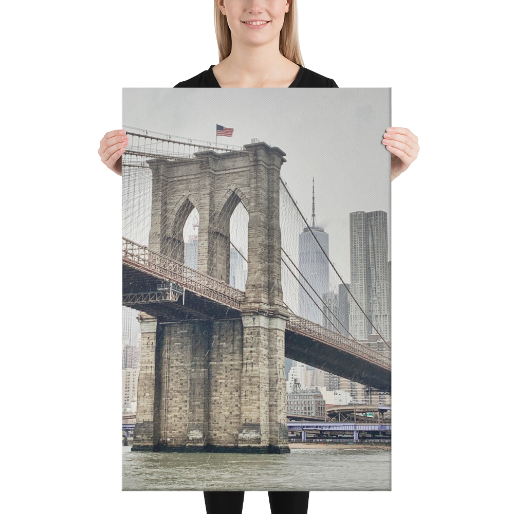 Brooklyn Bridge Photograph on Canvas