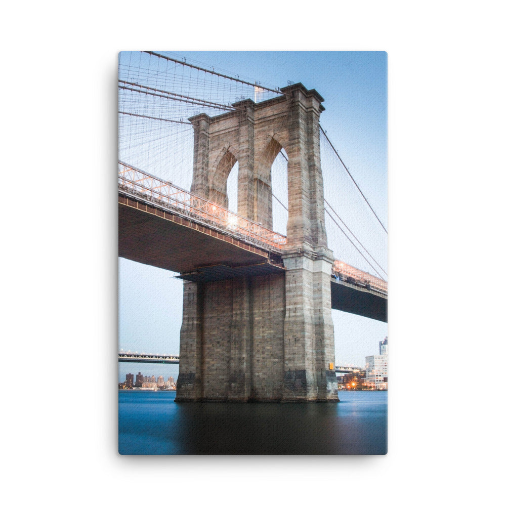 Brooklyn Bridge vertical Photo on Canvas