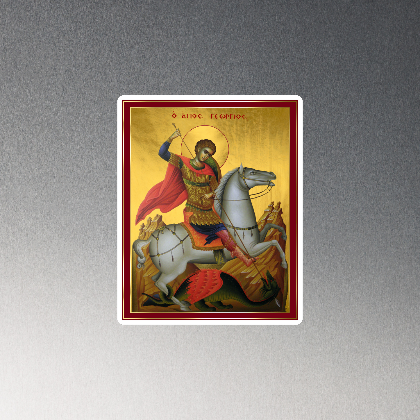 Saint George Icon Magnet Saint George Goya