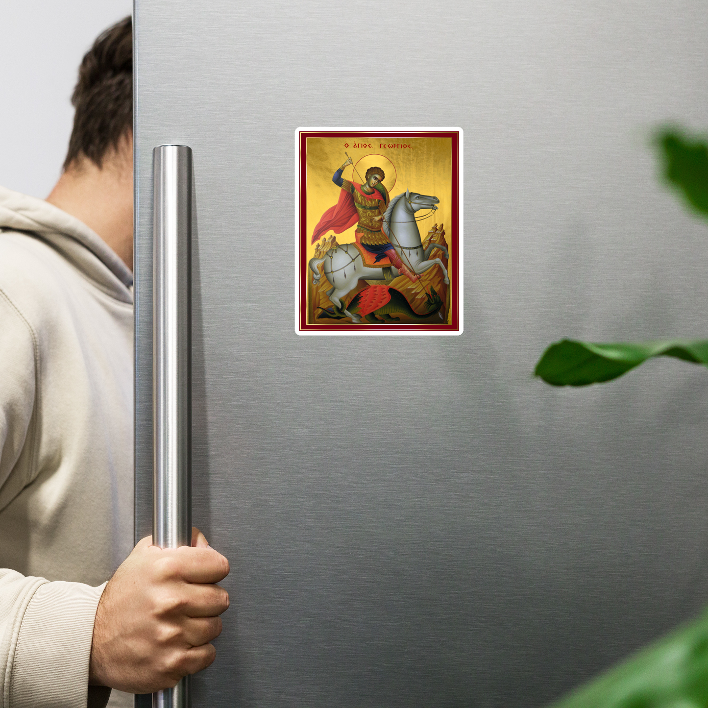 Saint George Icon Magnet Saint George Goya
