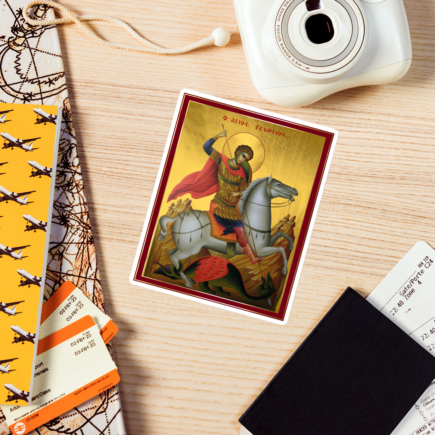Saint George Icon Magnet Saint George Goya