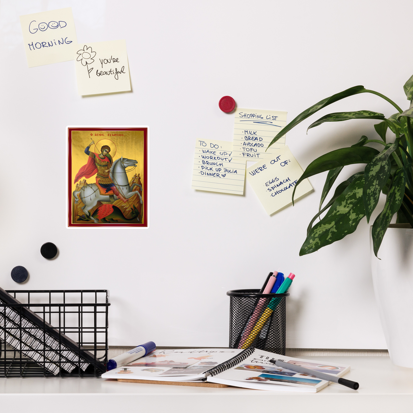 Saint George Icon Magnet Saint George Goya