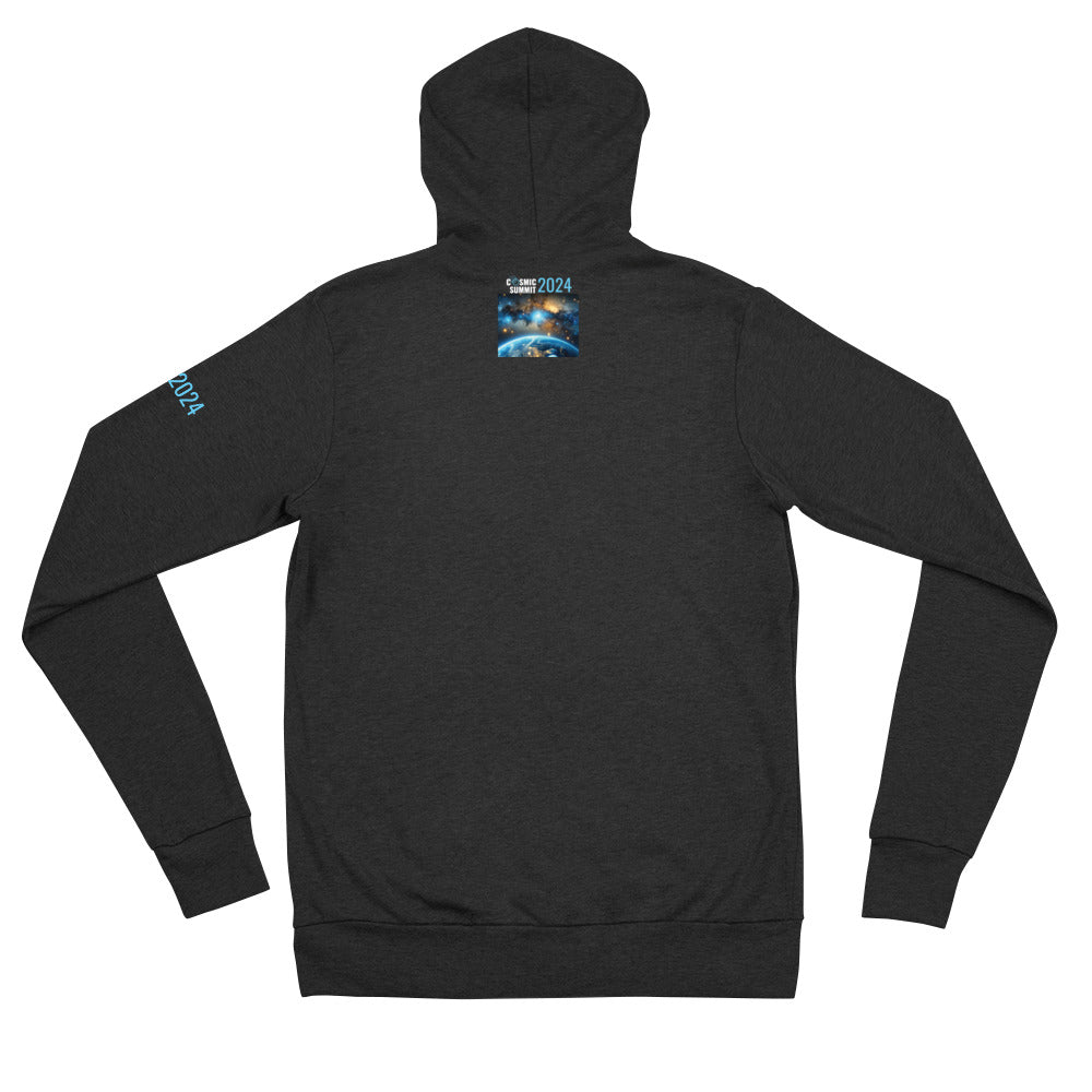 Cosmic Summit Unisex zip hoodie