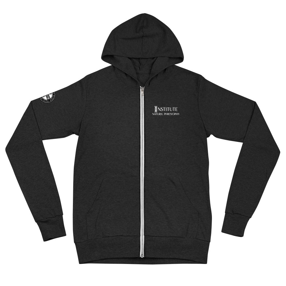 Institute Natural Philosophy zip hoodie