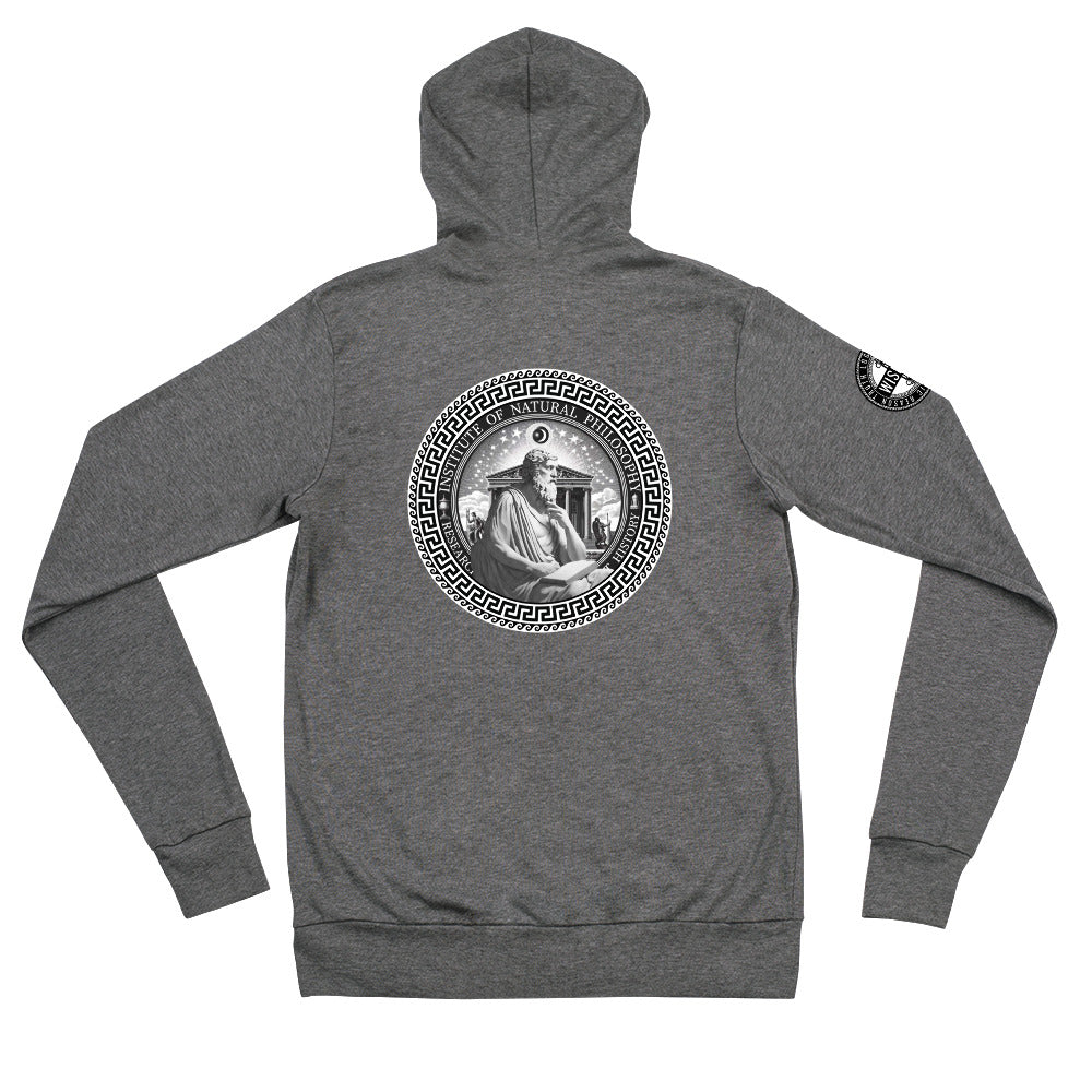 Institute Natural Philosophy zip hoodie