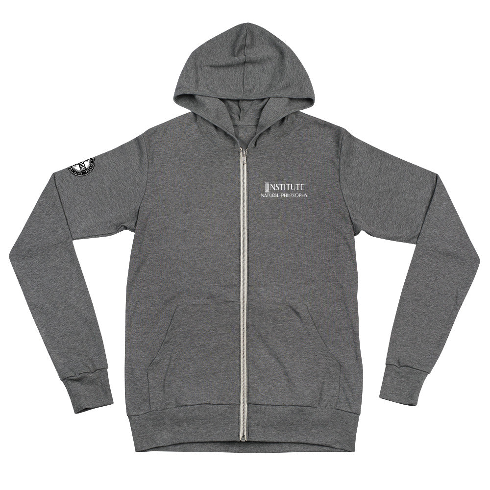 Institute Natural Philosophy zip hoodie