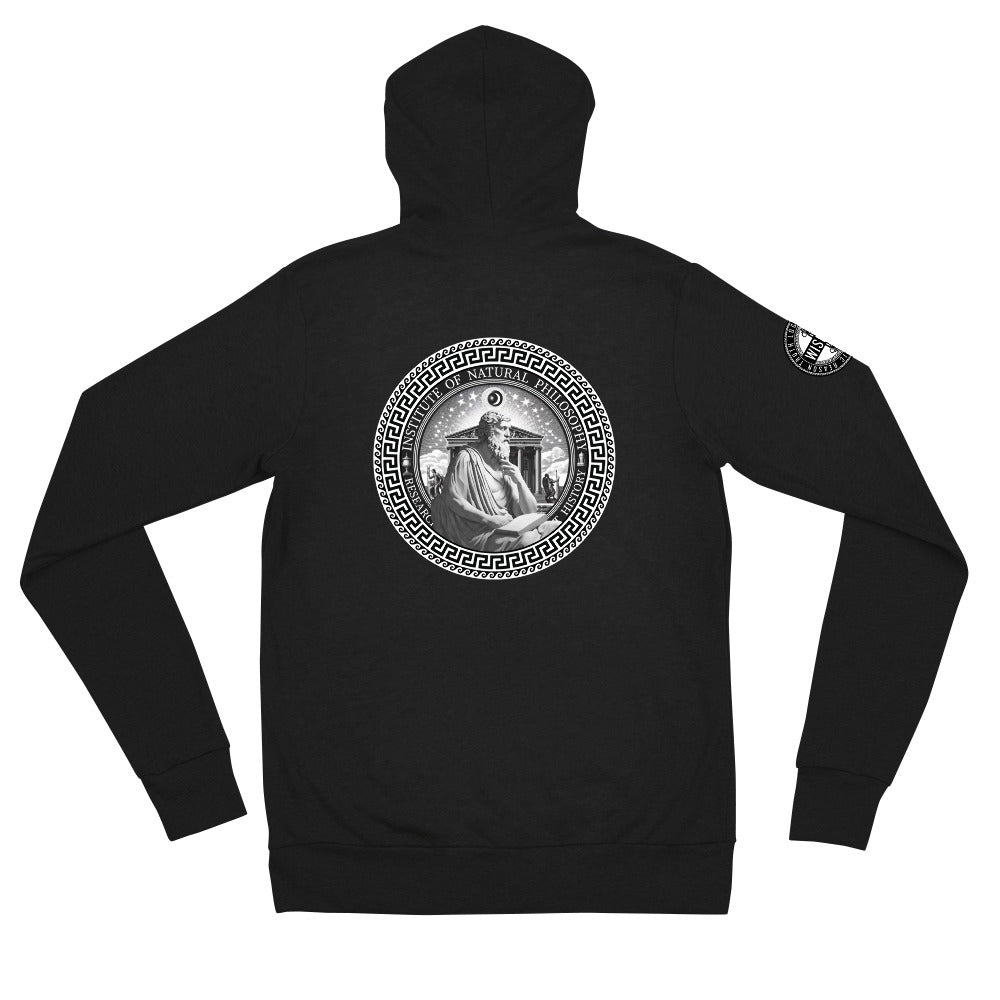 Institute Natural Philosophy zip hoodie