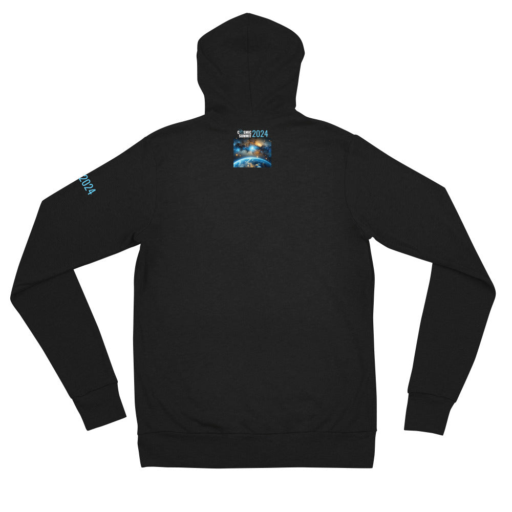 Cosmic Summit Unisex zip hoodie