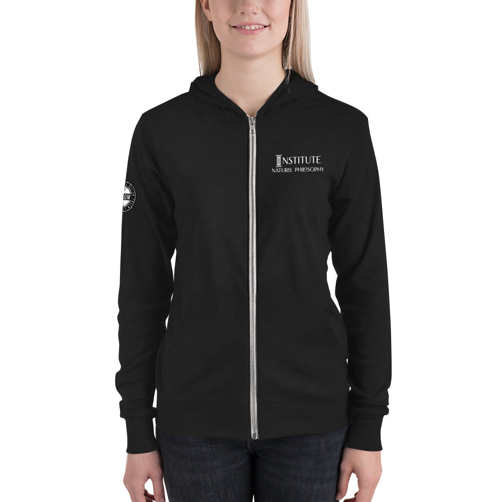 Institute Natural Philosophy zip hoodie