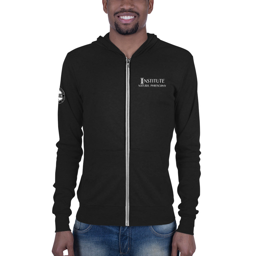 Institute Natural Philosophy zip hoodie