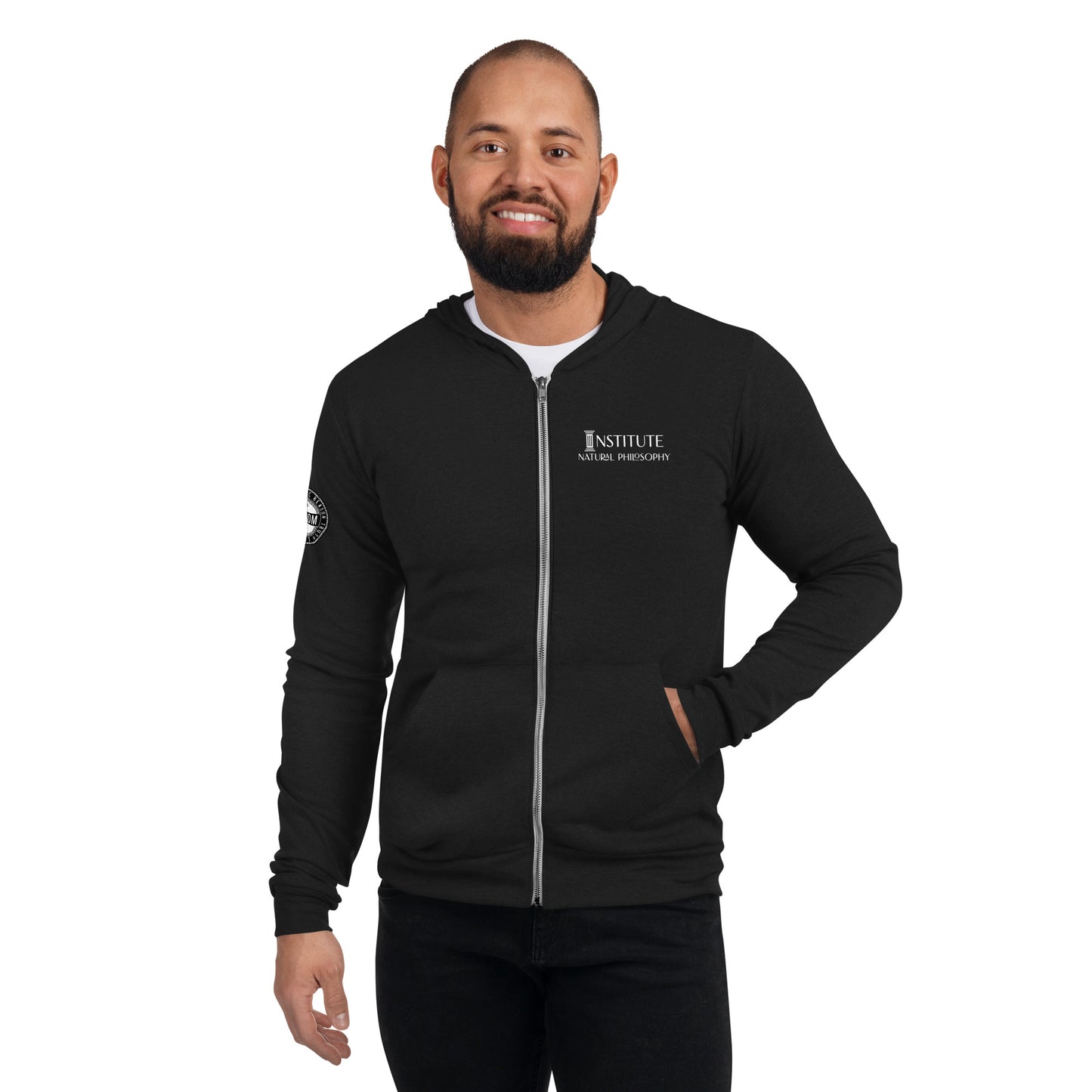 Institute Natural Philosophy zip hoodie