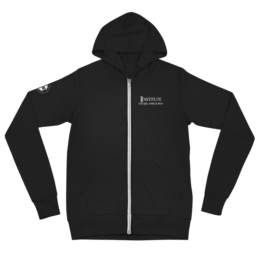 Institute Natural Philosophy zip hoodie