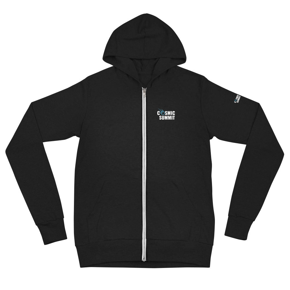 Cosmic Summit Unisex zip hoodie