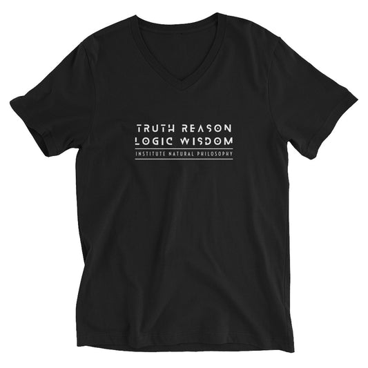 Truth Reason Logic Wisdom Short Sleeve V-Neck T-Shirt