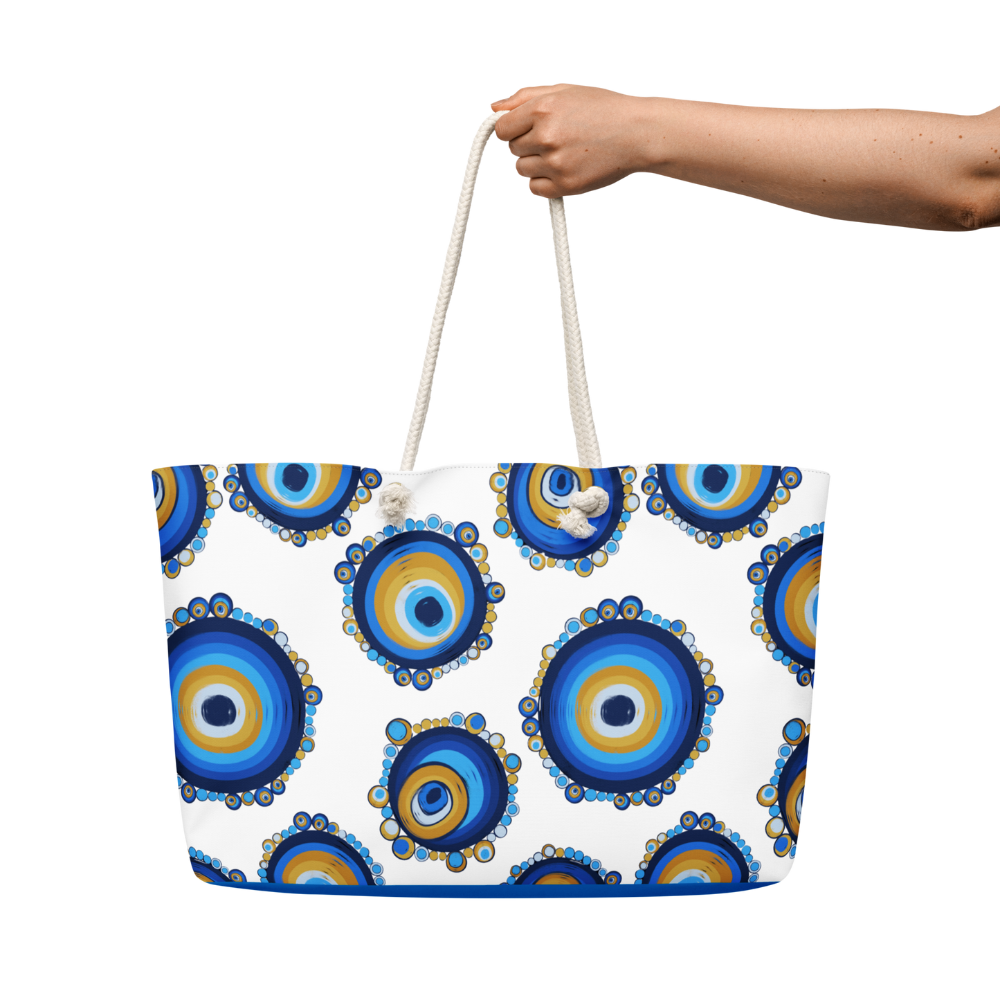 Evil Eye Mati Oversized Tote bag