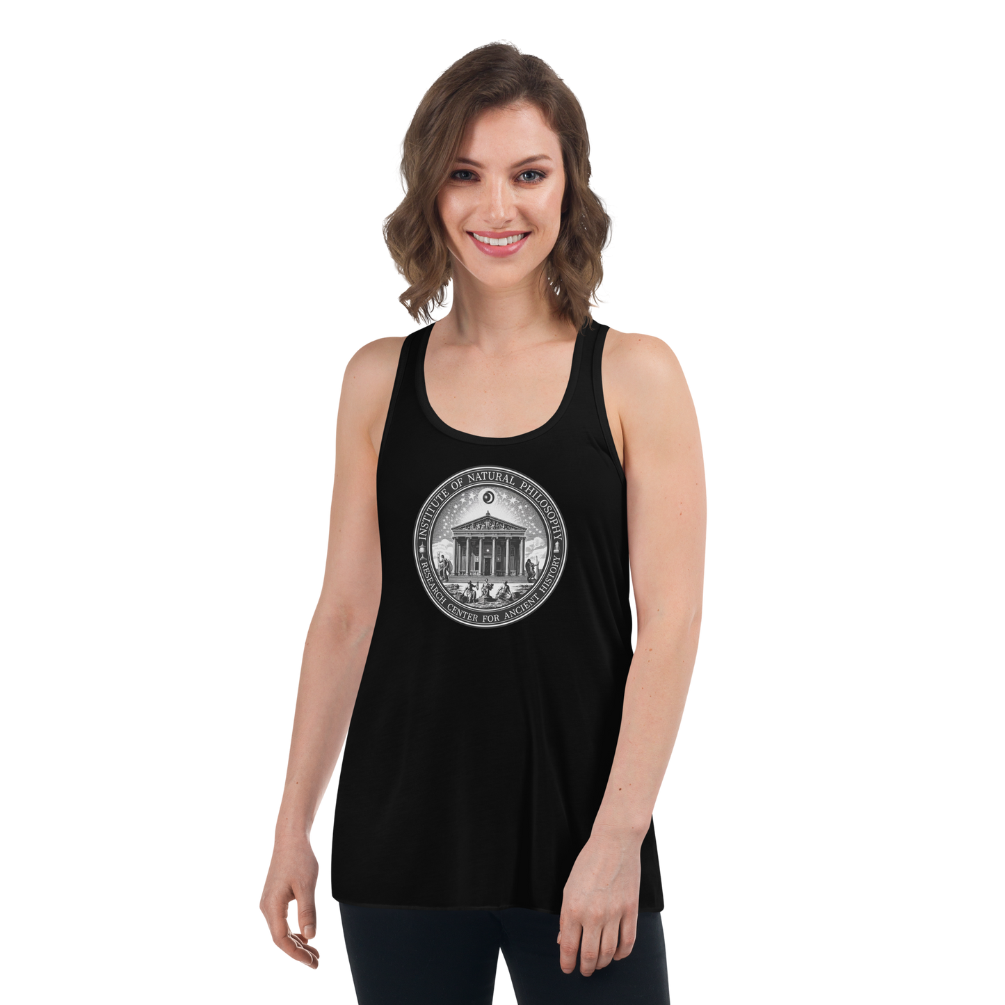 Institute Natural Philosophy Women's Flowy Racerback Tank