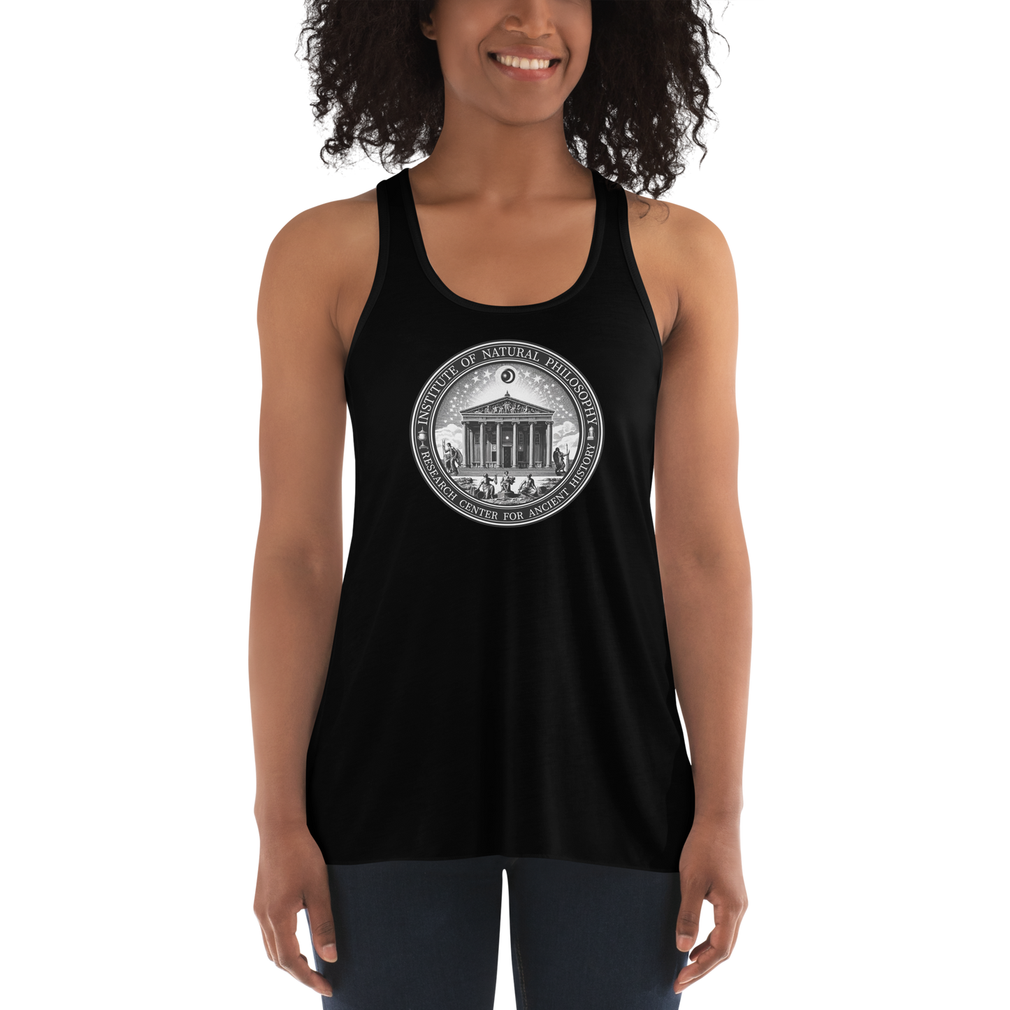 Institute Natural Philosophy Women's Flowy Racerback Tank